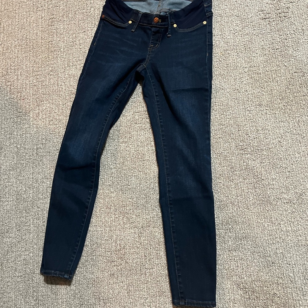 Madewell dark denim maternity Skinny Jeans